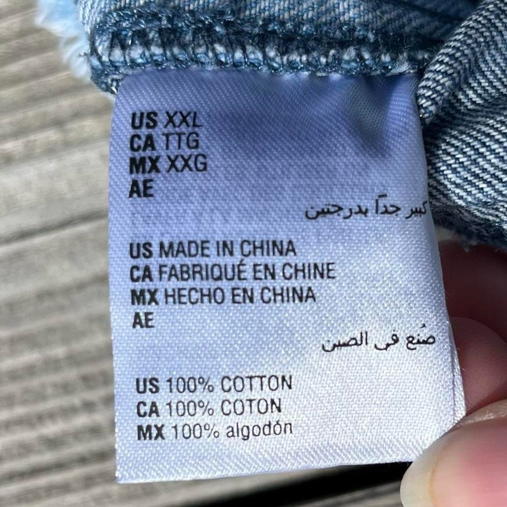 Sun + Stone Amazing Denim Patchwork Blazer Top - image 5